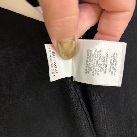 NWT Evan Picone Black Cardigan with Patterned Trim Size 2XL - Picture 6 of 8